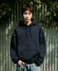 Urban Straight Crop Hoodie Navy Fht900C