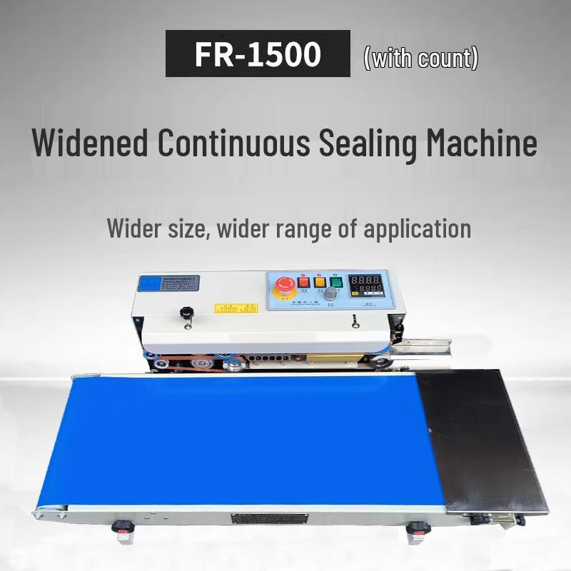 Automatic Continuous Sealing Machine for Aluminum Foil & Plastic Film Bags - Ideal for Packaging Tea & Masks