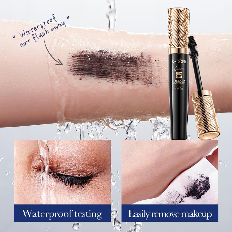 8g Thick and Curling Mascara Three-dimensional Long-lasting Waterproof and Sweat-proof Mascara