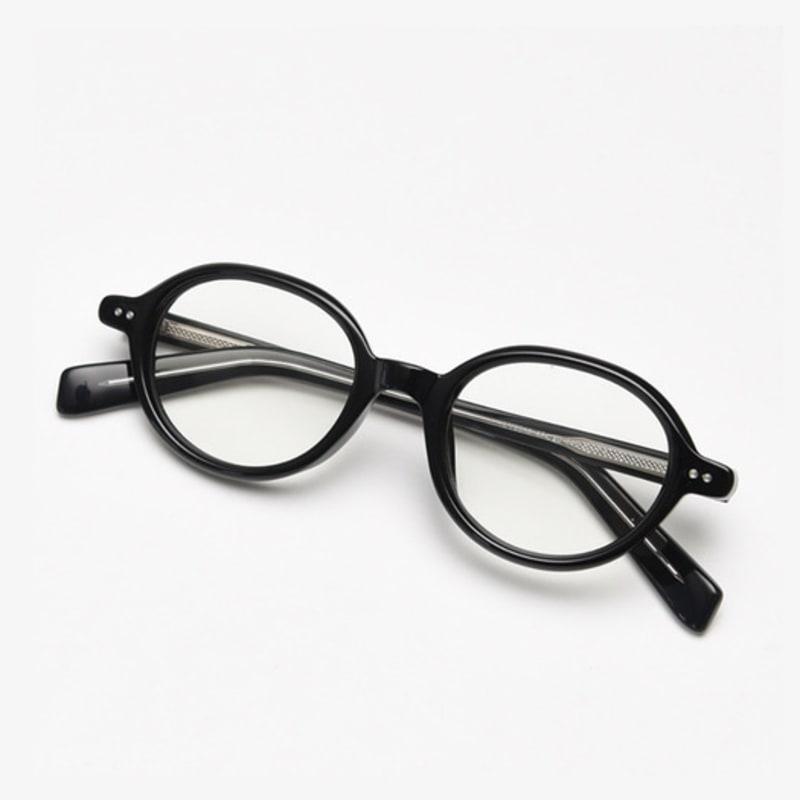 

LOOKING4U Neo-Retro Geek Chic 2310 Horn-Rimmed Glasses BLACK BLACK