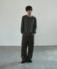 Seukeulaeteulpigsel Striped Garment Washed Long Sleeve [Khaki]