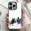 Funny P-Pigeon Mischief   Phone Case For iPhone17,16,15,14,13,12,11 Plus,Pro Max Black Candy Silver Plated Cover