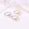 Frauen Mode geknotet Stil Ringe feine paar Liebe Ring Zubehör Gilrs Geschenke