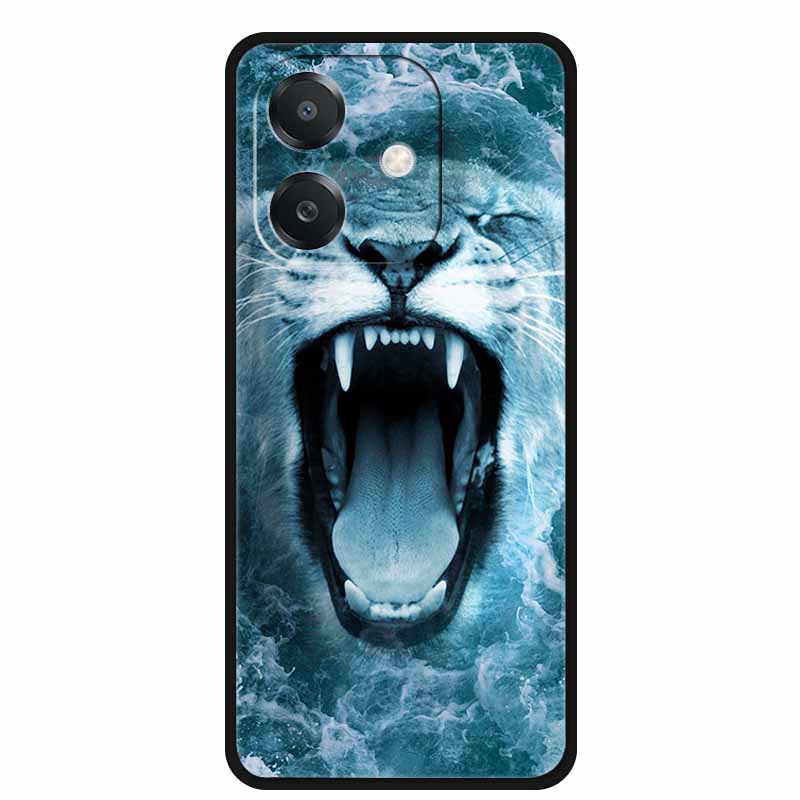 For OPPO A5 5G Case A5 Pro 4G 5G Silicone Wolf Lion TPU Soft Phone Case For OPPO A5 Pro 5G Back Cover Cartoon Shockproof Shell