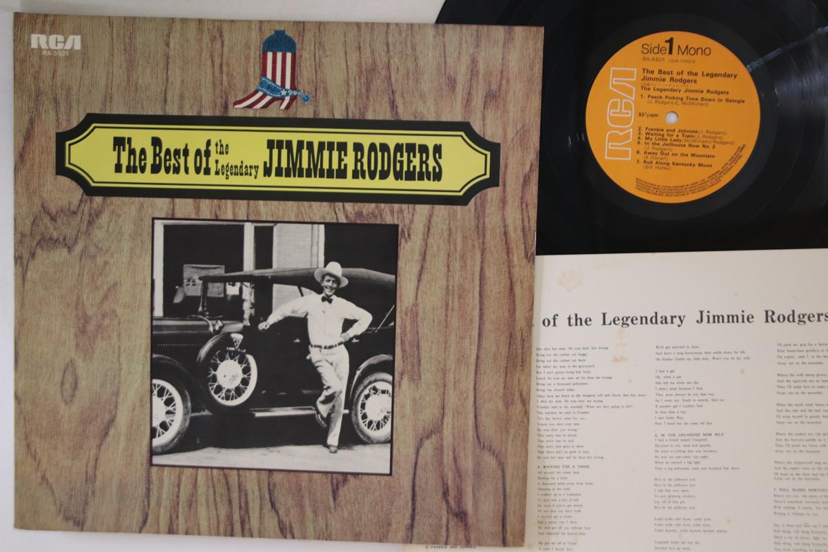 

LP Record JIMMIE RODGERS - Best Of The Legendary RA5501 RCA Japan Jazz Used