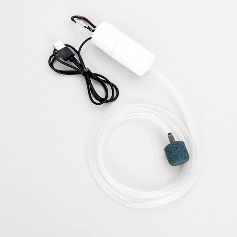 USB Aquarium Luftpumpe Ultra Leise Mini Tragbar Sauerstoff Belüfter Für Zuhause Fischbecken Auto Angeln Kleine Sauerstoffpumpe Stabiler Luftstrom