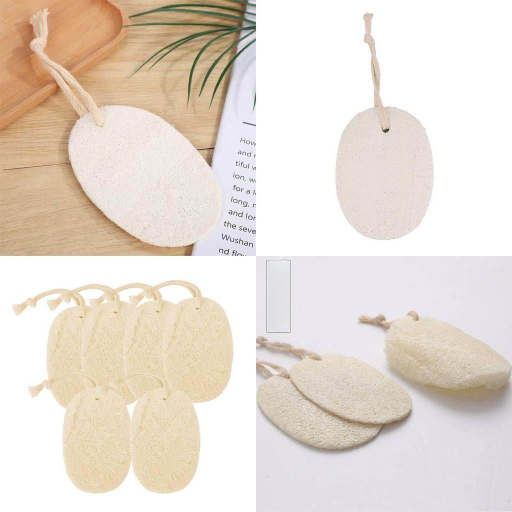 Loofah Scrubbing Sponge With Ultrafine Fiber For Dish And Pot Washing