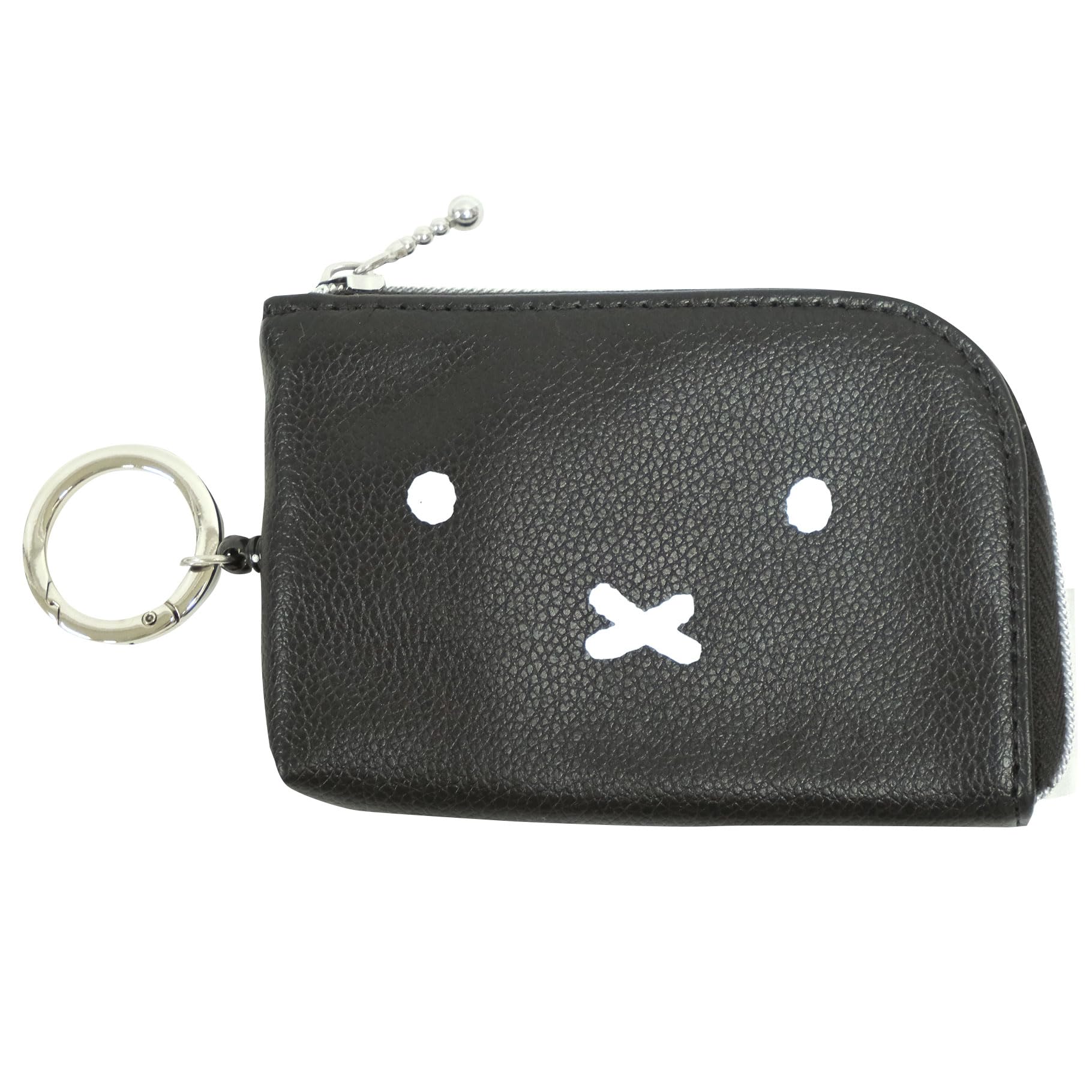 

miffy miffy mf reel smart key pouch key case license commuter pass case [Nicot] driver s (black) [Character/passport holder/stretchable/miffy