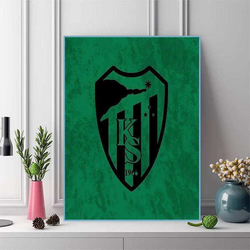 Green Shield Emblem 100% Round Full Drill 5D DIY Diamond Painting Embroidery Cross Stitch Rhinestone Decor