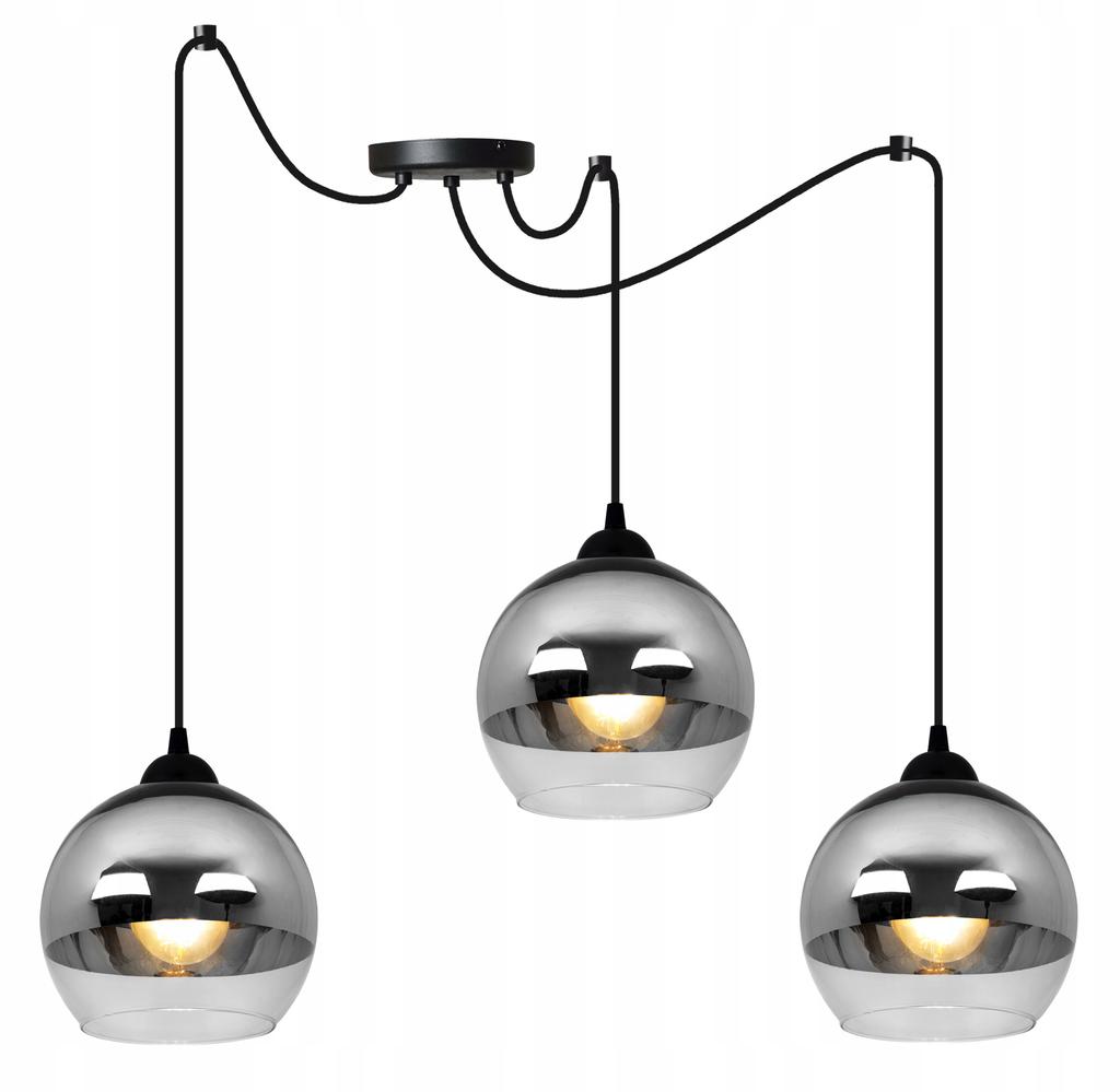 ELEGANT CHROME LED SPIDER HANGING LAMP