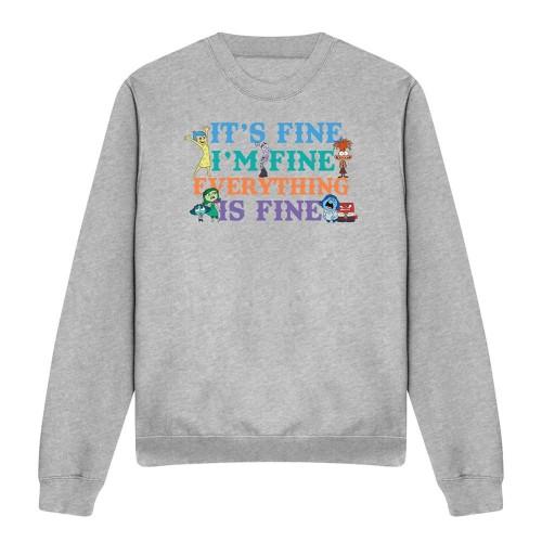 Inside Out 2 Womens/Ladies Its Fine I´m Fine Joy Sweatshirt
