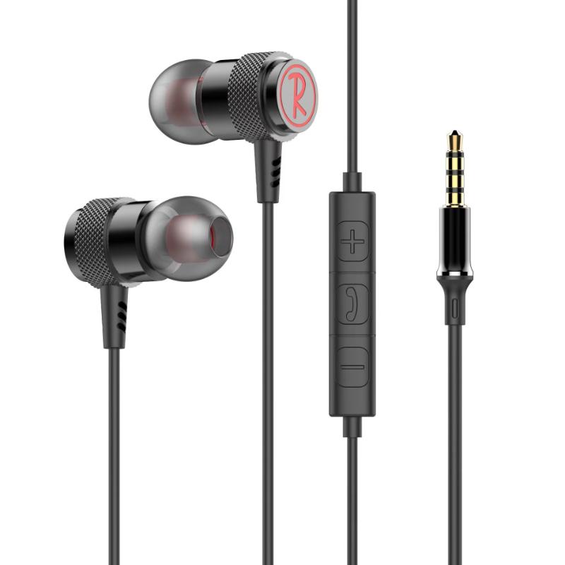 New E-sports Game Wired Earphones K Song Mobile Phone High Sound Quality In-ear Earplugs Wired Earphones