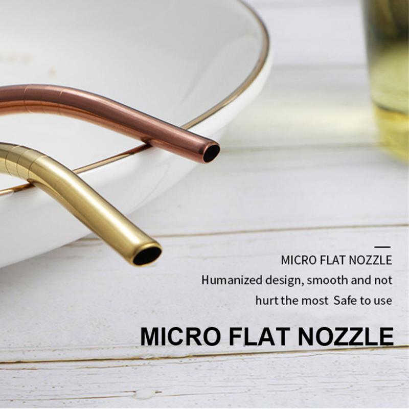 5 Pcs/set 304 Stainless Steel Tea Drinking Straws Spoon Yerba Mate Tea Filter Reusable Bombilla Gourd Tea Tools Bar Accessories