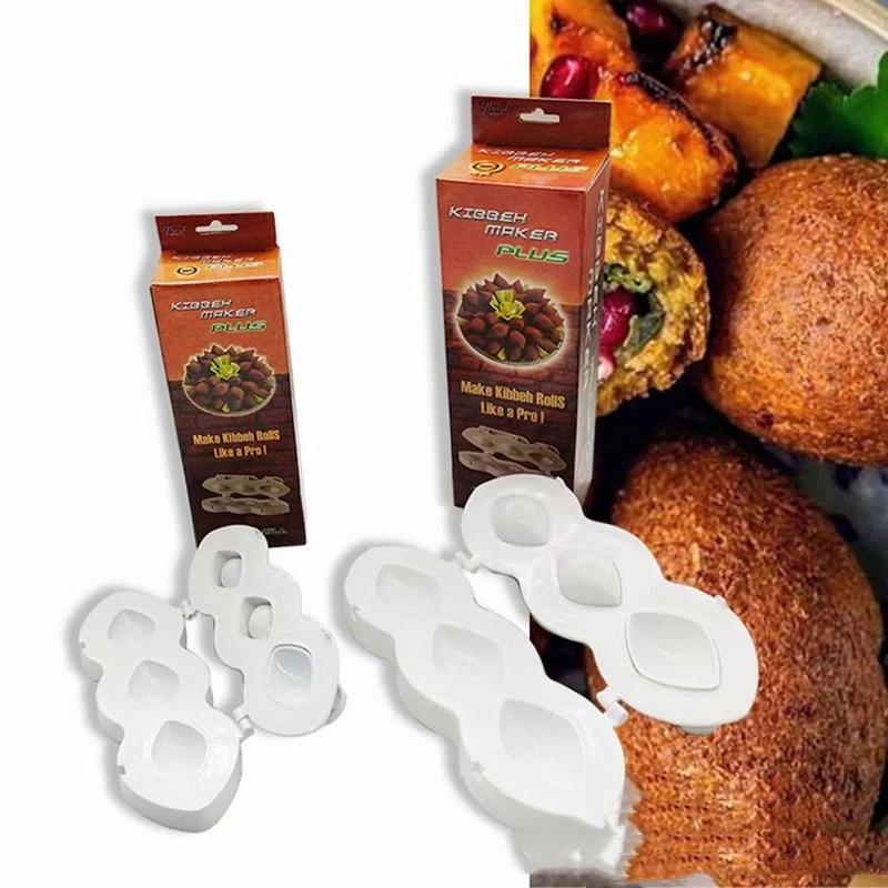 Manual Meatball Maker New 9 Holes Meatloaf Mold Press Minced Meat Processor Cake Desserts Pie Decor Kitchen Tools