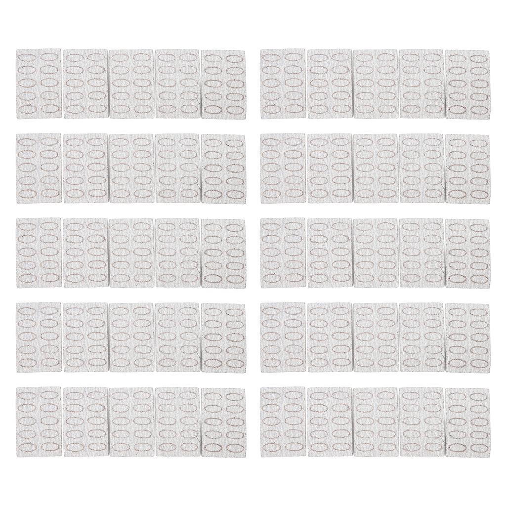 10 Bags 100 Grit Steel Pusher Sandpaper Self Adhesive Dead Skin Removal Nail Cuticle Pusher Sand Sheet