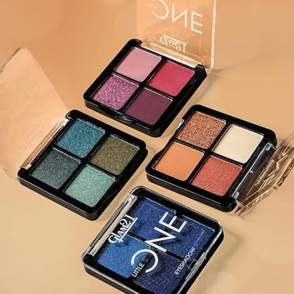 Little One 4-in-1 Eyeshadow Palette | Ultra Pigmented, Easy To Blend | Long Lasting Eye Make Up Kit |Wild Out-07