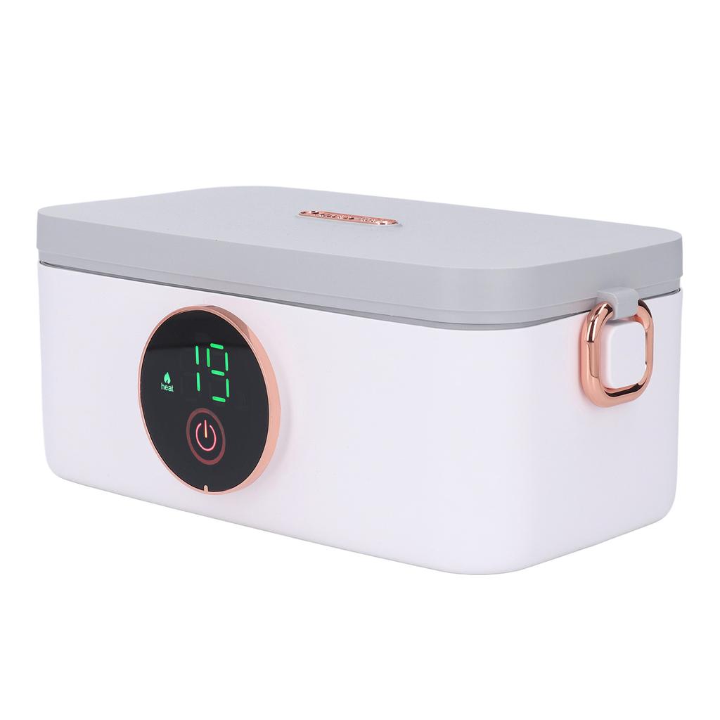 60W Elektrický vyhřívaný obědový box 1L Nerezový Bezdrátový Přenosný Samoohřívací Obědový Box pro