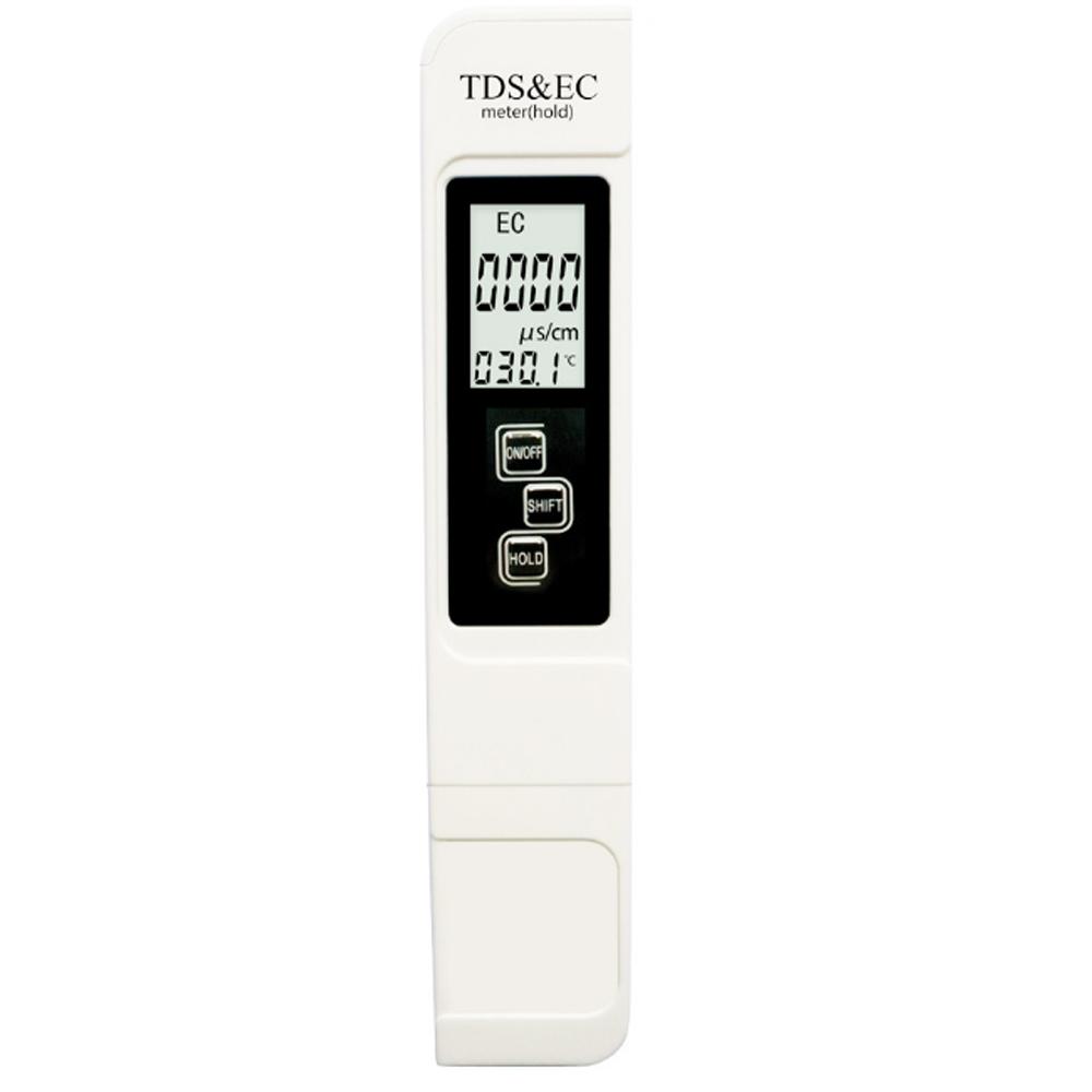 PH Meter & TDS Meter Digital Water Quality Tester 0-14 PH Meter Tester 0-9990PPM TDS&EC LCD Water Purity PPM Aquarium Filter