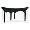 Rectangular Pillowcase Sofa Decorative Pillow Geometric Print Cushion Cover Simple Style Black and White