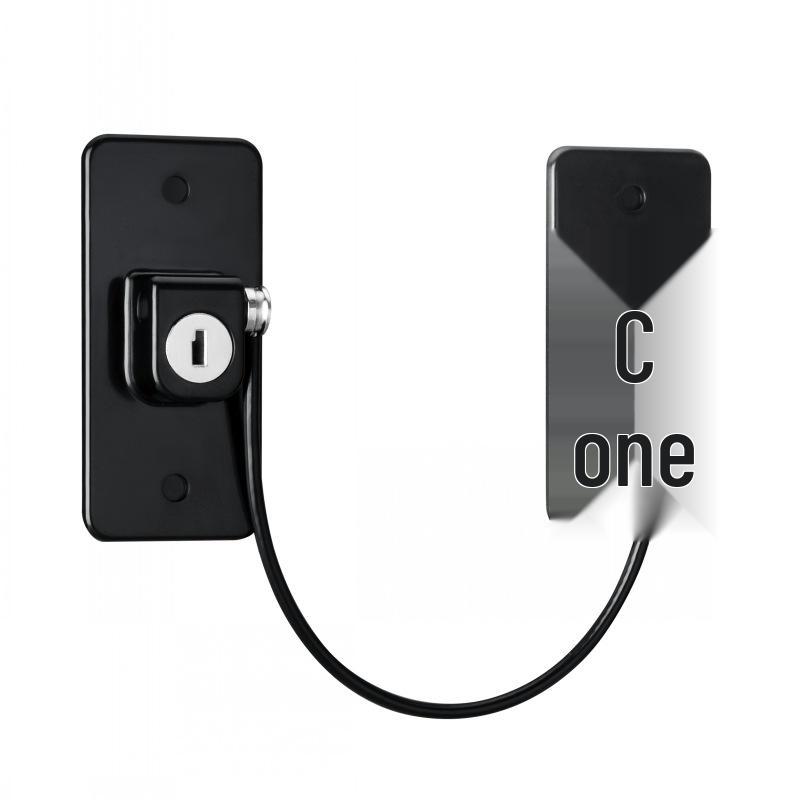 Bezpečnostní zámek na křídlové okno bez nutnosti vrtání - Západka pro ochranu dětí a proti vloupání