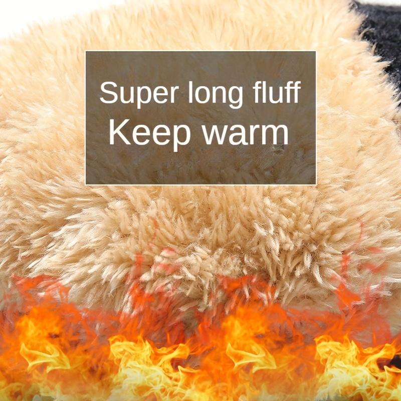 1 par Varme Tykke Plysjfleecefôrede Berøringsskjerm Doble Lag Vinterhansker