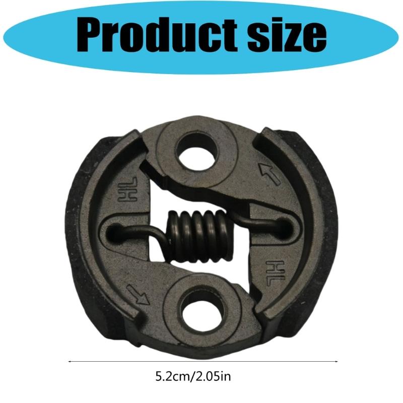 Lawn Mower Replacement Clutch Coupling, Metal Two-Shoe Assembly with Central Tension Spring for TU26 BC260 CG260 G26 26CC 1E34F Lawn and Garden
