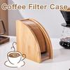 EINEY Coffee Filter Case with Lid, Dustproof, Coffee Paper Filter Storage Stand, Waterproof and Dustproof, Space-Saving, Suitable for Home, Commercial