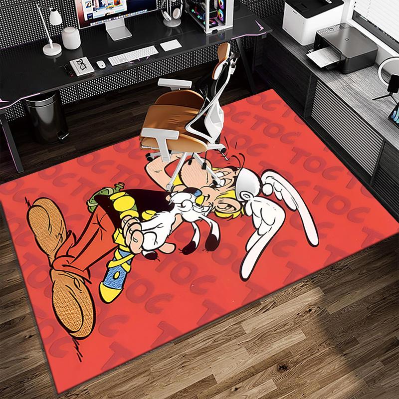 Asterix Friends  Carpet, Kitchen Rugs, Yoga Mat, Non-Slip Mats, Rug for Bathroom, Living Room Bedroom, Camping Rugs Christmas Gift