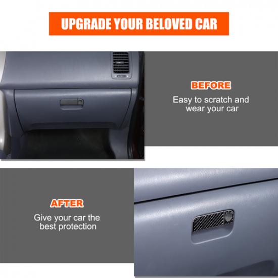 Soft Carbon Fiber Passenger Side Glove Box Switch Sticker For Honda Pilot 03-08