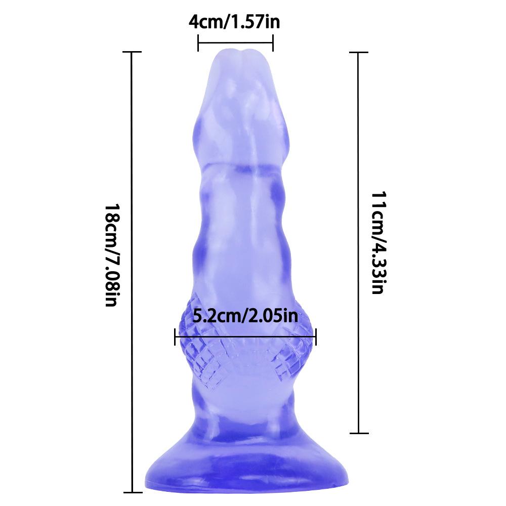 Artificial Wolf Dog Cock Penis Shaped Penis Sex Toys Adult Anal Plug Masturbation Sex Toys