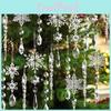 18pcs Premium Acrylic Ice Cone Ornaments Charming For Rustic And American Style Decor