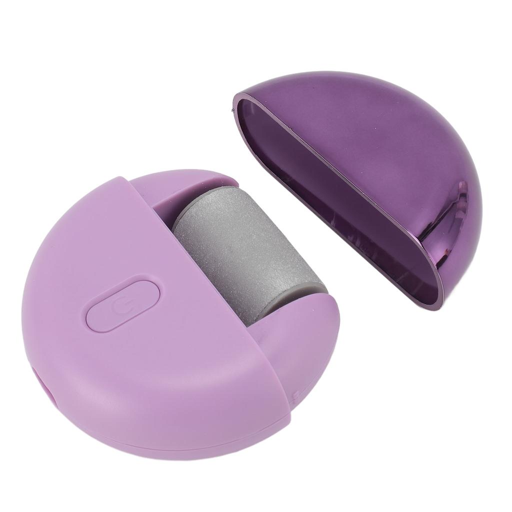 Rechargeable Electric Foot File Portable Waterproof Electronic Foot File Pedicure Tool for Feet Purple