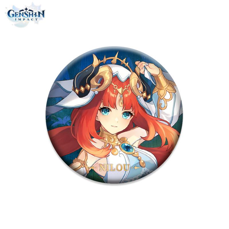 Authorized By MiHoYo 58mm Genshin Impact Theme Serie Character Badges