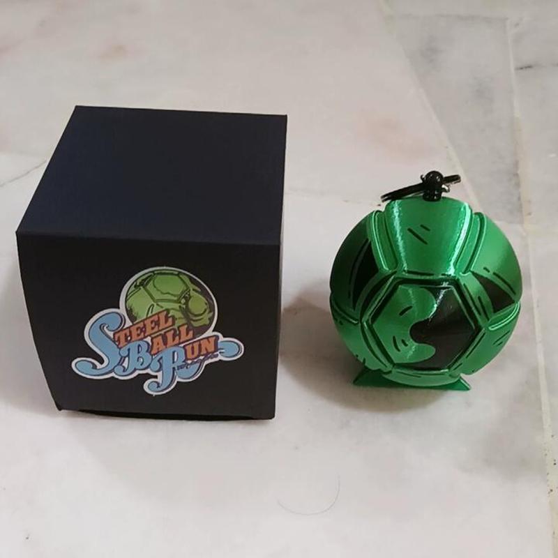 Hot Jojo Bizarre Adventure Steel Ball Run Gyro Anime Figures Golden Spin Fingertip Ball Stress Relief Toys Anime Manga Fans Gift