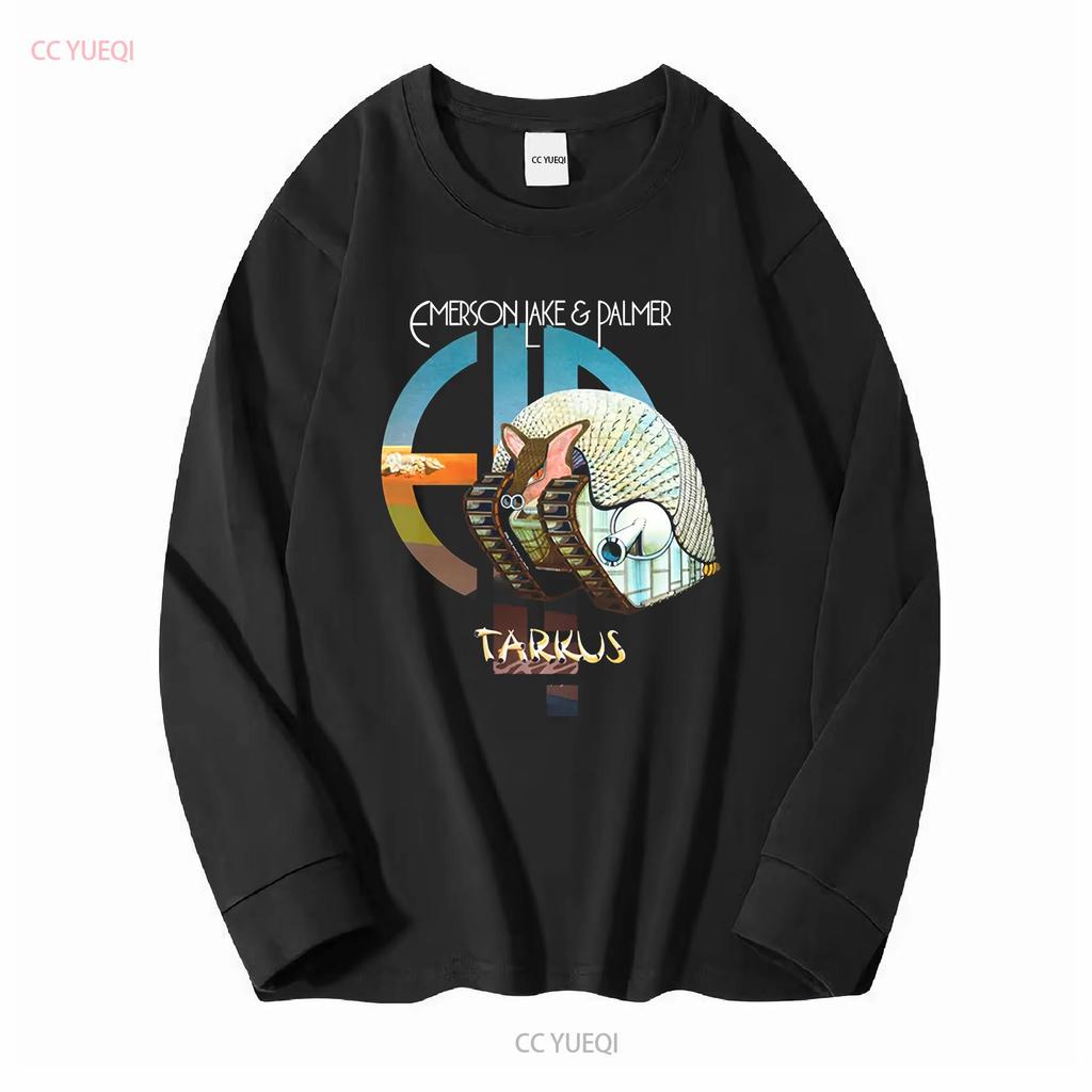 Tarkus ELP Emerson Lake and Palmer Black Size S 5Xl T Shirt AC1625 Long or Short Sleeves Vintage Washed Unisex Homme Fashion