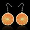 Sweet Fruit Watermelon Strawberry Dangle Women Ear Hook Earrings Party Jewelry