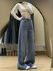 Women's High-Waist Starry Denim Pants - Slim, Loose, Versatile Design for Spring & Autumn