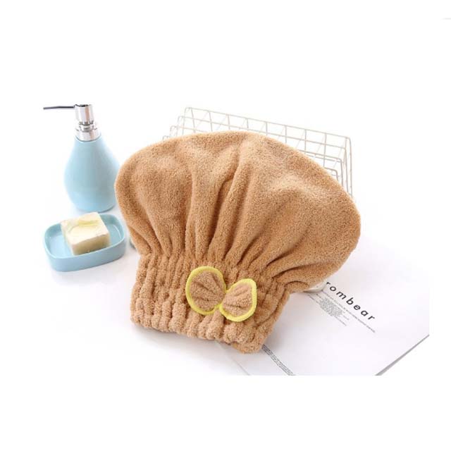 

Шапочка для сушіння волосся Ультрапоглинаюча шапочка з мікрофібри, яка швидко сушить кавовий