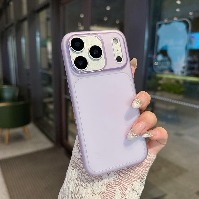 iPhone 17 Pro Full-Coverage Anti-Drop TPU Case - Pure Color