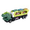 Children's Transforming Dinosaur Track Car with Storage, Alloy Material, Boys' Toy, Extended Edition 