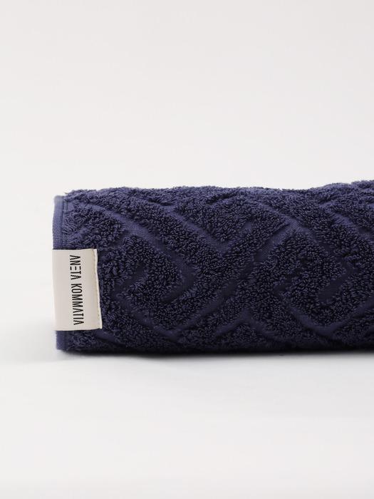 

ANETA KOMMATIA Supima Greek Meander Towel Navy 10P Navy