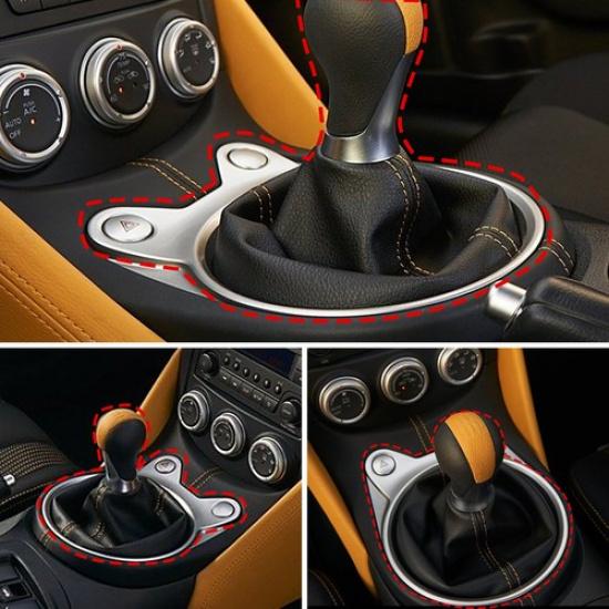 Glossy Black Center Gear Shift Panel trim Cover For Nissan 370Z Z34 AT 2009-20