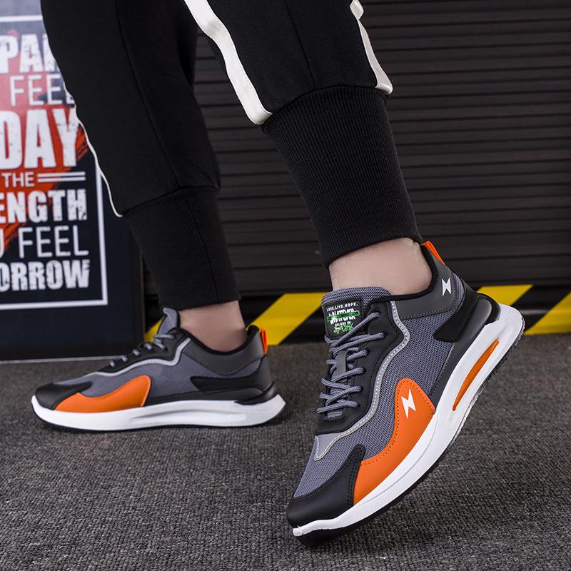 2023 Летняя мужская обувь с сеткой. Все модные повседневные кроссовки для бега. Удобная — фото 3