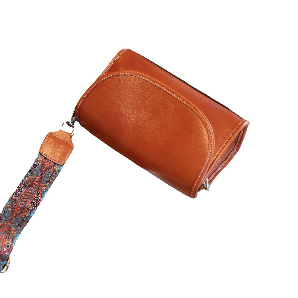 Cowhide Women, Shoulder Crossbody Shell Bag, Simple Fashion Bag, Girls Small Handbag