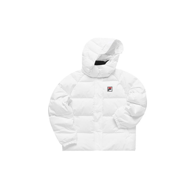 FILA Fusion Sports Loose Thick Warm Down Jacket Winter Women outerwear White T51W111910AWT