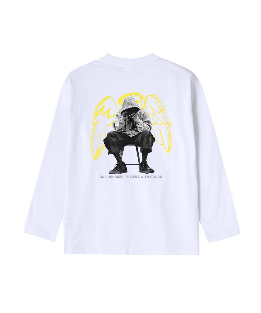 OHP Ohpxgoodd4 B Angel Basic Long Sleeve T-Shirt