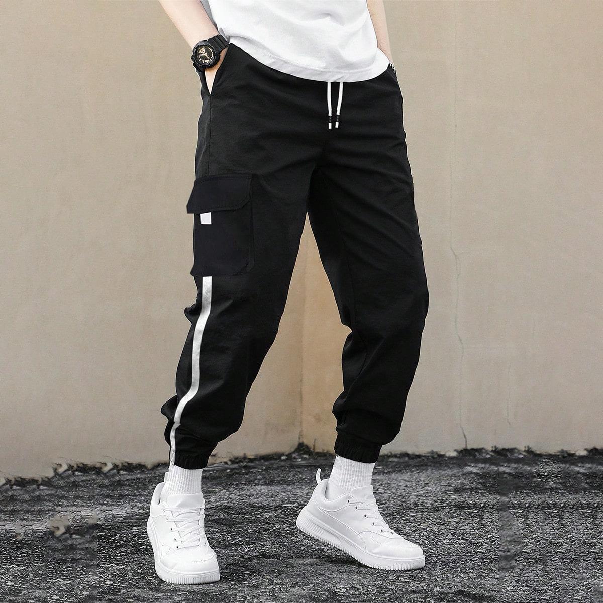 

Европейская модная одежда, мужские брюки, повседневные спортивные брюки на шнурке, летние пляжные свободные брюки