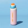 Double-layer Insulated Stainless Steel Straw Cup with Large Capacity, Sports Water Bottle, Portable Office High-value Cup, Pink 700ml