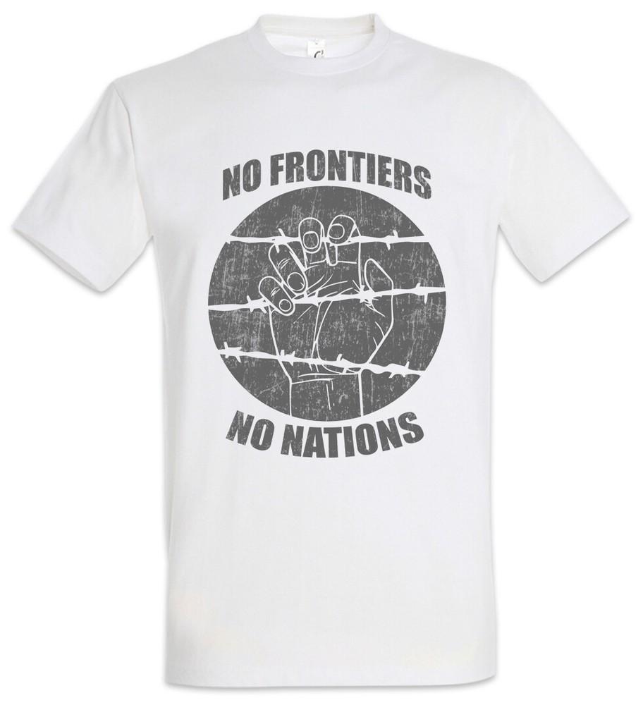 

No Frontiers No Nations Men s T-Shirt Ebony Love Black Power Lives Fist Matter 2XL