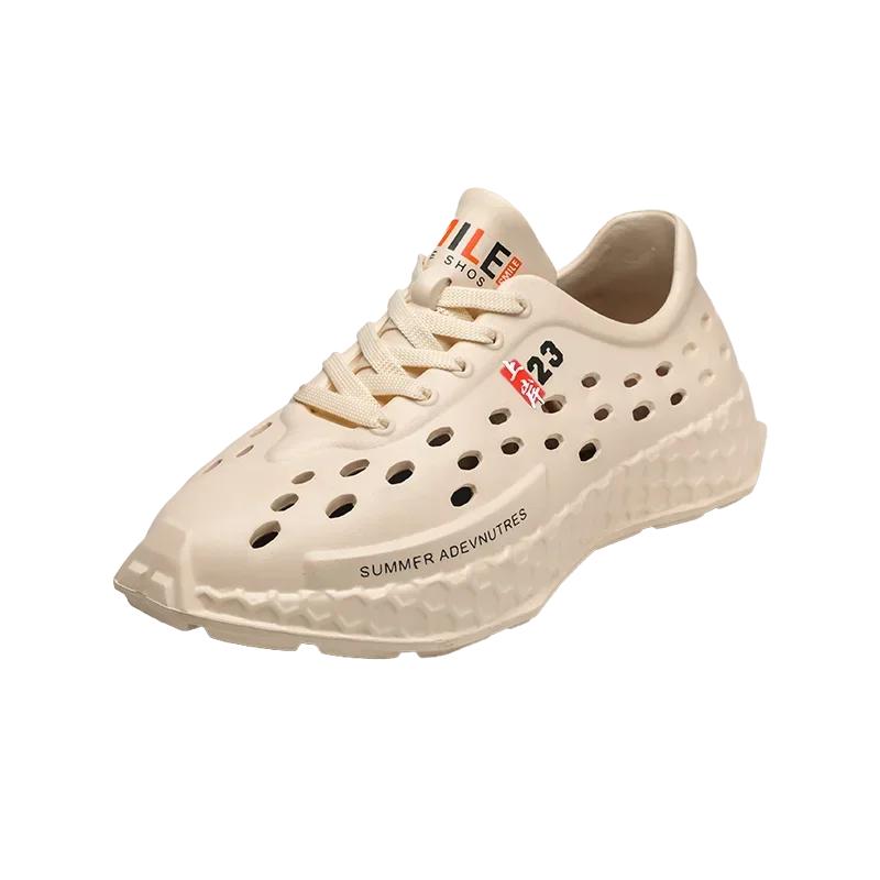 

Летние мужские повседневные сандалии из ЭВА, дышащие, покрытые корнями, легкие, с мягкой подошвой, для отдыха на пляже, мужские сандалии 36